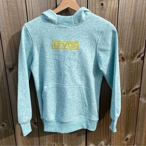 Levis Sweatshirt Hoodie Light Blue